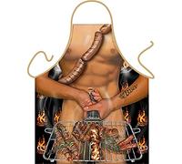 Ding Yongliang Grembiule barbecue uomo, Grembiule sexy da cucina, grembiule da cucina, grembiule da barbecue, party, Muscle Nerd, 3D