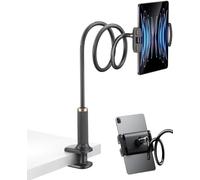 Ding Yongliang Supporto Tablet e Cellulare per Letto, Collo Oca Supporto Regolabile - Supporto per Tablet/iPad/iPhone/Nintendo Switch/Tab/Mediapad/Kindle e Altri -Nero