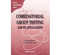 Ding-zhu Du Frank Kwang Combinatorial Group Testing And Its A (Copertina rigida)