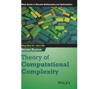 Ding-Zhu Du Ker-I Ko Theory of Computational Complexity (Copertina rigida)