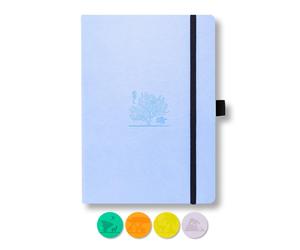Dingbats - Earth Dotted A5 Medium Notebook, Sky Blue Great Barrier Reef - Hardco