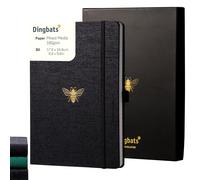 Dingbats - Pro B5 Dotted Large Notebook with Gift Box - Black Textile Cover, Th