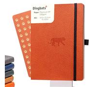 Dingbats* - Taccuino a Righe A5 - Copertina Morbida - Pagine Spesse Perforate - Esperienza Versatile, Pelle Vegana, Segnalibro, Portapenne
