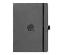 Dingbats - Wildlife Lined Extra Large Notebook, Grey Elephant, A4 - Hardcover -