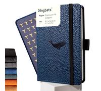 Dingbats Wildlife A6 Lined Pocket Notebook - PU Leather Hardcover - Small Writi