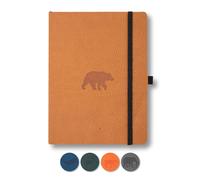 Dingbats Wildlife Dotted Journal Notebook A5 - Vegan Leather Soft Cover - Ideal