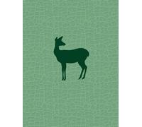 Dingbats Wildlife Leather Journal Hardcover - 160 Pages, Large 8.25 x 11 Inch Writing Notebook for Notes, Sketches & Daily Journaling