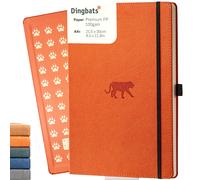 Dingbats - Wildlife Lined Extra Large A4 Notebook - PU Leather Hardcover Journa