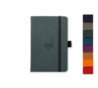 Dingbats - Wildlife Squared Pocket Notebook, Green Deer, A6 - Hardcover - Cream