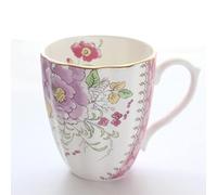 DINGDO Europa Bone China Tazze Grande capacità 420 ml Creativo Pastorale Fiore Tazza da tè Ufficio Latte Tazza da caffè Articoli per la casa in Ceramica