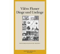 Dinge und Undinge: Phänomenologische Skizzen