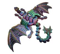Dinger Doll Dragon - a Mano Animale stampato 3D, Polso per Ragazze | s per la narrazione e il gioco fantasioso, robusto e leggero, design morbido, favorisce la creatività e