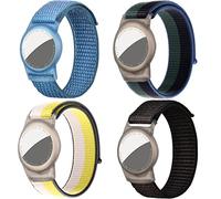 Dingfeiyu 4 Pack Custodia da polso in per AirTag, Anti-smarrimento e Anti-graffio Accessori Airtag, braccialetto per AirTag, anziani, bambini (impostare B)