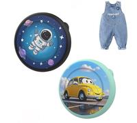 Dingfeiyu Airtag Holder Hidden, Custodia Airtag Nascosta con Spilla per bambini, anziani, animali domestici, zaini, bagagli