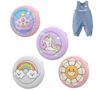 Dingfeiyu Airtag Holder Hidden, Custodia Airtag Nascosta con Spilla per bambini, anziani, animali domestici, zaini, bagagli