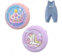 Dingfeiyu Airtag Holder Hidden, Custodia Airtag Nascosta con Spilla per bambini, anziani, animali domestici, zaini, bagagli
