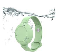 Dingfeiyu Braccialetto per Apple AirTag Impermeabile, Anti-smarrimento e Anti-graffio Custodia Cover AirTag per Bambini, Adolescenti, Anziani
