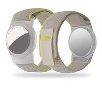 Dingfeiyu Braccialetto per Bambini compatibile con AirTag, Cinturino in Nylon Regolabile, Braccialetto GPS Bambini Anti-Perdita e Antigraffio, Adatto ai Tracker per Apple Airtag