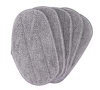DingGreat 5 Pezzi Mop Panno di Ricambio per Leifheit Dampfreiniger CleanTenso, Panno Sostitutivo, Microfibra, Grigio