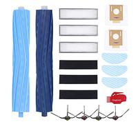 DingGreat Kit di Accessori di Ricambio per ECOVACS DEEBOT T9 AIVI/ECOVACS DEEBOT T9 AIVI+ Aspirapolvere -2 Spazzola Principale, 4 Spazzole Laterali, 3 Filtro, 3 Panno di Pulizia, 2 Sacchetti