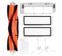 DingGreat Kit di Accessori per Xiaomi Roborock S55 S50 S51 Aspirapolvere - 2 Spazzole Laterali, 2 Filtri HEPA, 1 Principale, 1 Copertura, 1 per la Pulizia