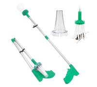 DingGreat Pinza per ragni, extra lunga, 85 cm, pieghevole, per catturare gli insetti, in alluminio, per una presa sicura senza ferire gli insetti, con manico lungo