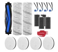DingGreat Set di accessori per aspirapolvere robot Ecovacs Deebot X11 OmniCyclone - 1 spazzola principale, 2 spazzole a rullo, 4 filtri, 4 filtro, 4 spazzole laterali, 1 spazzola per la pulizia