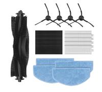 DingGreat Set di accessori per aspirapolvere robot Tikom G8000, G8000 Pro & Honiture G20, G20 Pro, 5 spazzole a rullo ad alte prestazioni, 5 filtri HEPA, 4 spazzole laterali, 4 spazzole tergicristalli