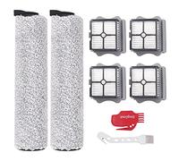 DingGreat Spazzola e filtro di ricambio per Tineco Floor One S3 e iFloor 3, set di accessori per aspirapolvere a umido e secco (4 filtri HEPA + 2 rulli)