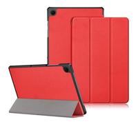 DINGGUAGUA Custodia per Samsung Galaxy Tab A9 Plus 11 Pollici SM-X210/X216/X218 Tablet, Ultra-sottile Cover con Funzione Supporto,Rosso