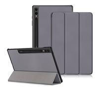 DINGGUAGUA Custodia per Samsung Galaxy Tab S10 Plus,Galaxy Tab S9 FE+ Plus,Galaxy Tab S9 + Plus 12.4 SM-X820/X826B X610/X616 X810/X816B/X818U Tablet,Cover con Funzione Supporto,Grigio