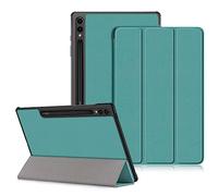 DINGGUAGUA Custodia per Samsung Galaxy Tab S10 Plus,Galaxy Tab S9 FE+ Plus,Galaxy Tab S9 + Plus 12.4 SM-X820/X826B X610/X616 X810/X816B/X818U Tablet,Cover con Funzione Supporto,Verde