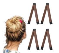 dinghaole 4 chignon per capelli, facile e veloce per creare chignon a ciambella, accessori per acconciature per ragazze e donne, ballerine, per creare stili fai da te, strumento per lo styling