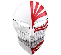 dinghuizi Halloween Costume Party Anime Death Bleach Resin Mask Kurosaki Cosplay Maschera Decorazione Regalo Taglia Unica-Rosso-Taglia Unica,OneColor-OneSize