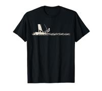 Dinghy Sailing Optimist Racing Barca a Vela Grafica Maglietta