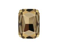 DINGK 10x14mm 13x18mm Forme rettangolari Strass in Vetro Cristallo con Artiglio Dorato Cucire su Pietre preziose per Accessori di Abbigliamento