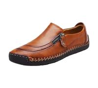 Dinglong Mocassini Uomo Scarpe in Pelle da Uomo Casual Business Casual con giunture Inglesi Superiori in Pelle Laccata da Uomo Nuove Mocassini Uomo Scarpe Uomo Scarpe Antinfortunistiche Uomo