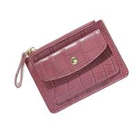 Dinglong pochette silicone Portachiavi da donna con tasca frontale minimalista e sottile in pelle pochette silicone pochette donna da borsa mini portafoglio portafoglio ragazza 12 anni pochette mare