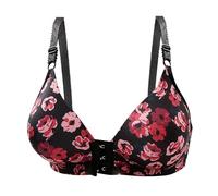 Dinglong Sfondo Abito Bianco Reggiseni Con Alto Supporto Per Le Donne Cinghia Regolabile Copertura Completa Confortevole Senza Ferretto Senza Fili Sfondo Abito Bianco Reggiseno Indietro Invisibile,