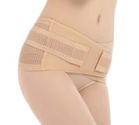 Dinglong Shapewear - Mutandine da donna, con pancia, piatta, da donna, casual, tinta unita, per sport, vita inguinata, fascia elastica a contrazione cintura pelvica, cintura da donna, cachi., XL