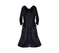 Dinglong Vestaglia di Flanella da Donna Vestaglie con Cerniera Frontale Accappatoio a Figura Intera Vestaglie in Pile di Flanella Vestaglia Calda Invernale Camicia da Notte Accappatoio da