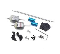 DingMotuo Ship Model Tail Propeller DIY Kit 2 Set w/2 Motors 2 Shafts 2 Paddles for Boat Building(NO 2)