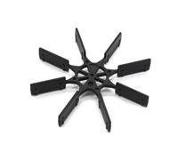 DingMotuo Standard Paddle Wheel 2 x 80 mm for DIY Models, 2 mm Shaft Hole, PP Material (1 pezzo)(2 x 70 mm)