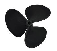 DingMotuo Three-Blade Fully Submerged Nylon Propeller Left Hand 80/90/100mm for Model Boat(90mm)