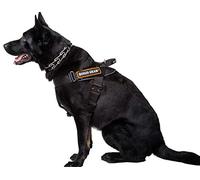 Dingo Gear Imbracatura Multifunzione per Cane in Lavoro, Guardia addestramento, e IPO, Cobra System Handmade Black S03196, L