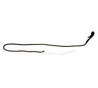 DINGO GEAR S02631 - Frustino montabile con Frusta, 80 cm, Punta sostituibile, Colore: Giallo