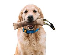 DINGO Giocattolo In Iuta Con 1 Maniglia E Fischietto Per Addestramento Cani, Riporto, Morso, Istinto Predatorio, Tira E Molla, Divertente, Fatto A Mano 28 cm Colore Naturale (10537)