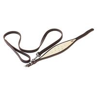 Dingo Waldemar Rutkowski Set XXL in Pelle Morbida: Collare per Cani + guinzaglio Classico S10026, Marrone