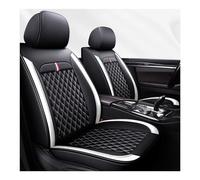 DINGQINGYUN Auto Set Coprisedili per Fiat 500 500e 500L Brava Bravo Doblo Fiorino Fiorino Qubo, Coprisedili Auto Universali Airbag Compatibile, Impermeabile Traspiranti Set Coprisedile(C(White))