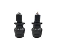 DINGYIG Contrappesi Moto 1 Coppia 7/8 ''22 Millimetri Moto Manubrio Tappi Manopole Slider Universale per FZ25 per FZ6 per YZF per R1 per R3(Black)